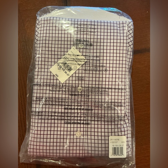 Stafford 365 All-Temp Comfort Regular Fit, Wrinkle Free Men’s Sz 18 - 18.5 NWT! - Picture 2 of 3